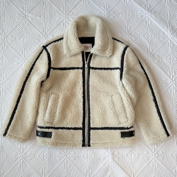 BDG Taylor Piled Fleece Aviator Jacket Size M - Picture 2 of 13
